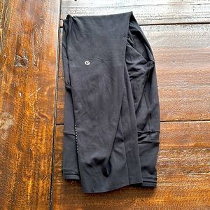 Lululemon Fast and Free, size 12, 28 inch, black